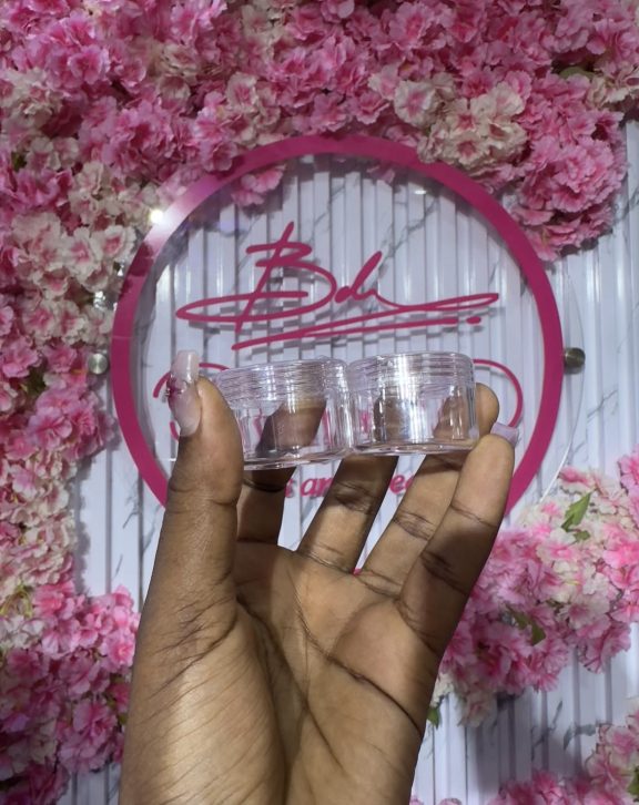 Transparent scrub jar