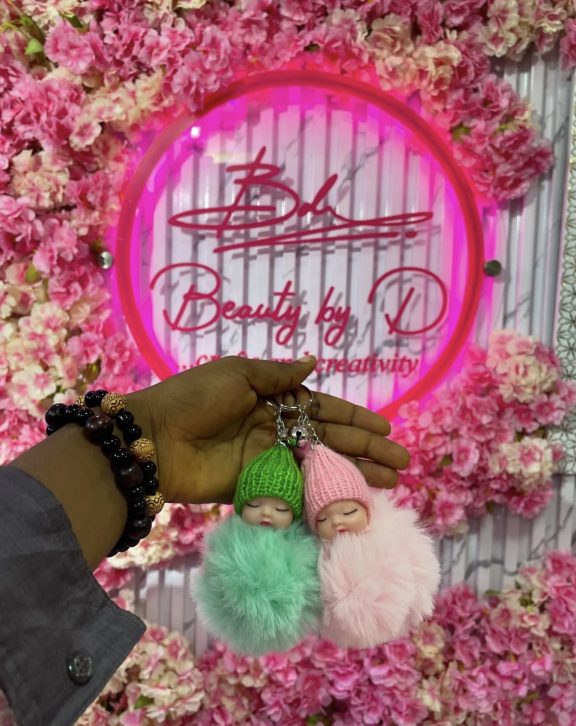 Fancy baby keyholder