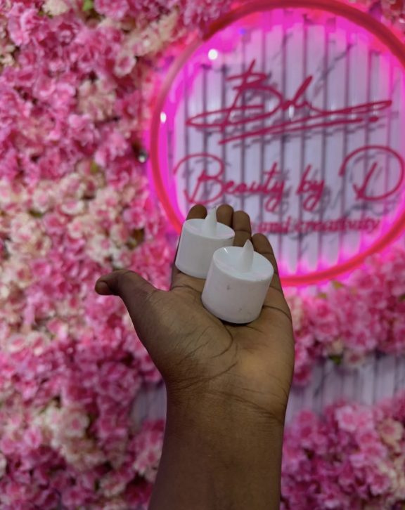 Artificial candle light