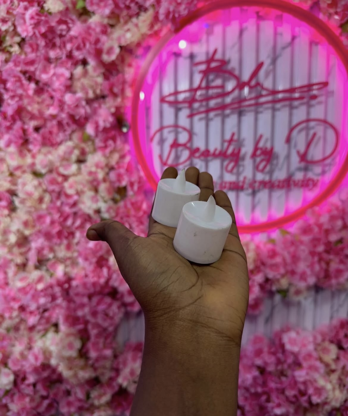 Artificial candle light