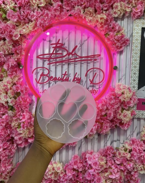 Pop socket keychain mold