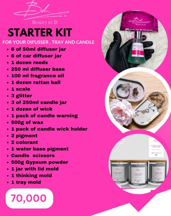 diffuser and candle starter kit